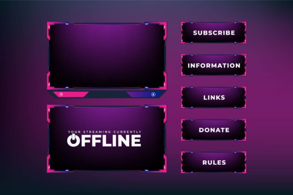 Download Streaming Overlay for Online Gamers - Gamer Collection