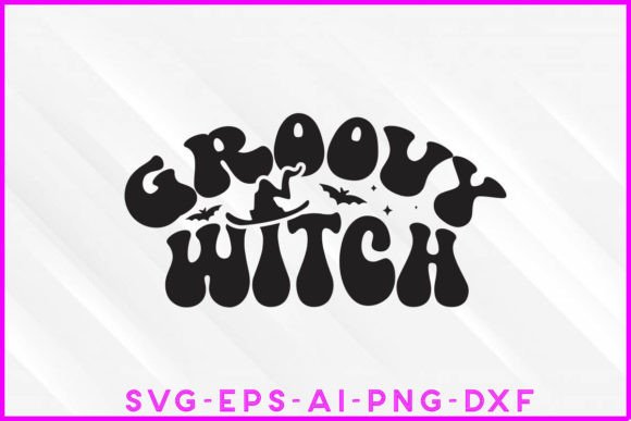 Download Groovy Witch Halloween Design Spooky Tee - Halloween design Collection