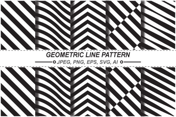 Download Geometric Line Patterns - Patterns Collection